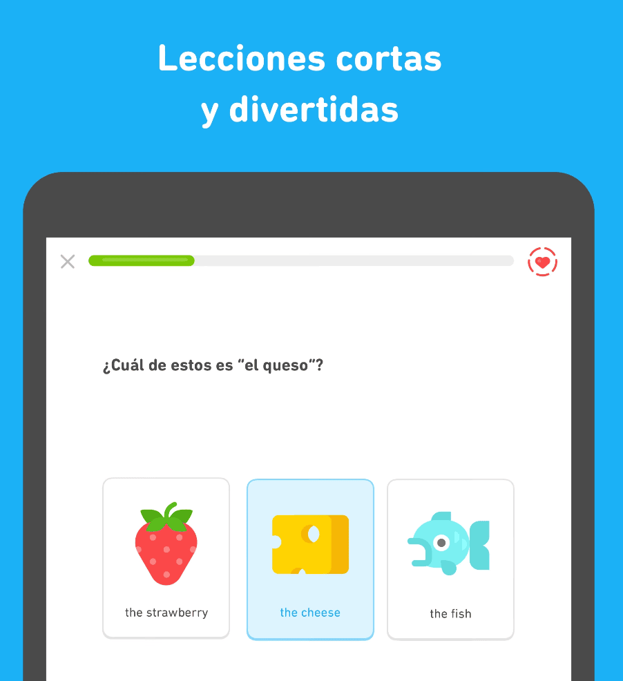 Aprender inglés con Duolingo
