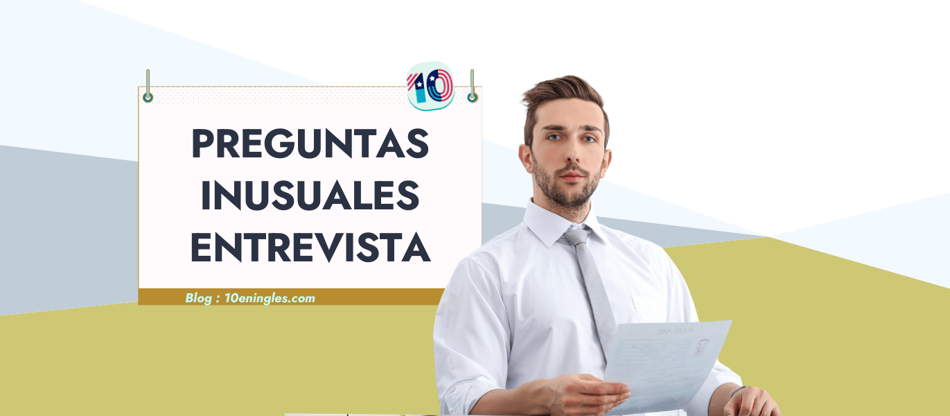 Hombre en camisa y corbata revisando documentos. Imagen relacionada con 10 preguntas inusuales en inglés que puedes escuchar en una entrevista de trabajo.